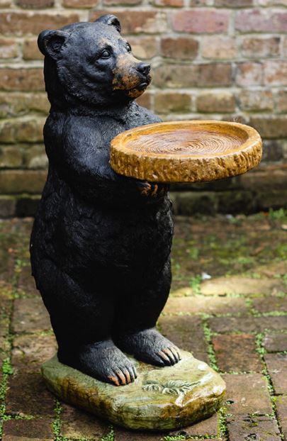 Black Bear Welcome Statue